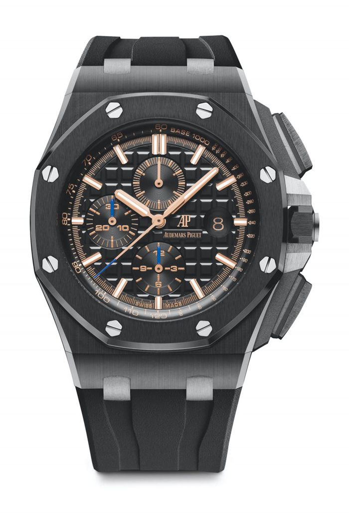 Replik Audemars Piguet Royal Oak Offshore Selbstaufzug Chronograph Schwarz 26405CE.OO.A002CA.02