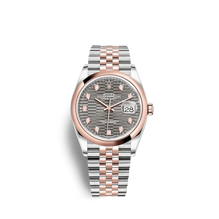 Replik Rolex Datejust 126201 36mm Schiefer Jubilee