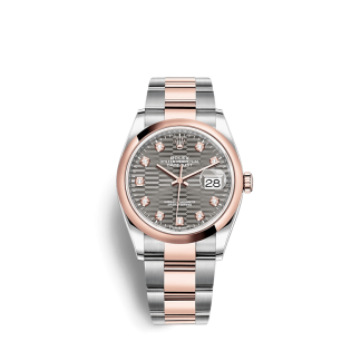 Replik Rolex Datejust 126201 36mm Schiefer Oyster