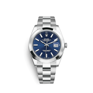 Replik Rolex Datejust 126300 41mm Hellblau Oyster