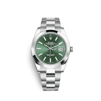 Replik Rolex Datejust 126300 41mm Mintgrün Oyster