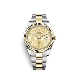 Replik Rolex Datejust 126333 41mm Goldene Auster