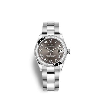 Replik Rolex Datejust 31mm 278344RBR Dunkelgrau