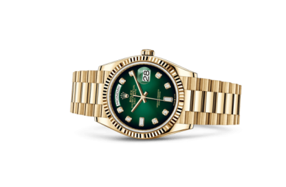 Replik Rolex Day-Date 36 Oyster 36 mm Gelbgold 128238 – Bild 2