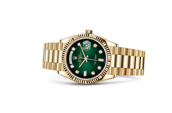 Replik Rolex Day-Date 36 Oyster 36 mm Gelbgold 128238 – Bild 2