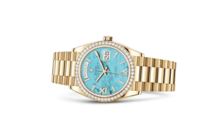 Replik Rolex Day-Date 36 Oyster 36 mm Gelbgold und Diamanten 128348RBR – Bild 2