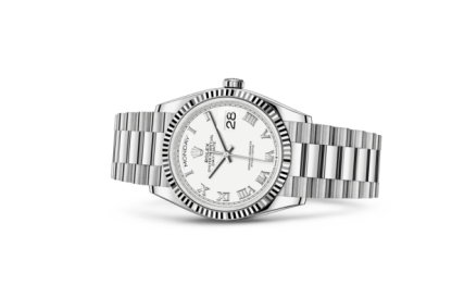Replik Rolex Day-Date 36 Oyster 36 mm Weißgold 128239 – Bild 2