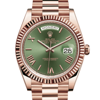 Replik Rolex Day-Date 40 Oyster 40 mm Everose Gold 228235