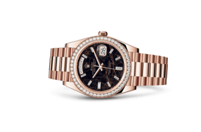 Replik Rolex Day-Date 40 Oyster 40 mm Everose Gold und Diamanten 228345RBR – Bild 2
