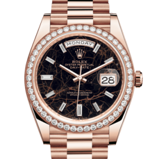 Replik Rolex Day-Date 40 Oyster 40 mm Everose Gold und Diamanten 228345RBR