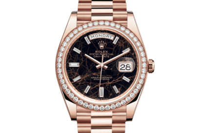 Replik Rolex Day-Date 40 Oyster 40 mm Everose Gold und Diamanten 228345RBR