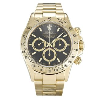 Replik Rolex Daytona Schwarzes Zifferblatt 116528