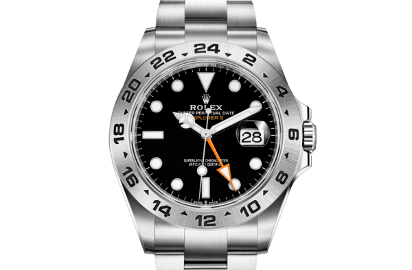 Replik Rolex Explorer II Schwarz 42mm 216570BKSO