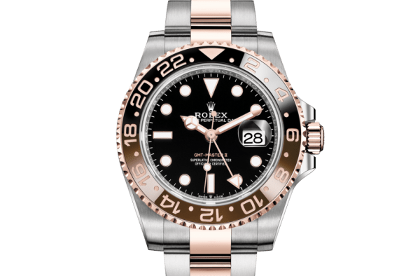 Replik Rolex GMT-Master II Oyster 40 mm Oystersteel und Everose Gold 126711CHNR