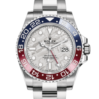 Replik Rolex GMT-Master II Oyster 40 mm Weißgold 126719BLRO