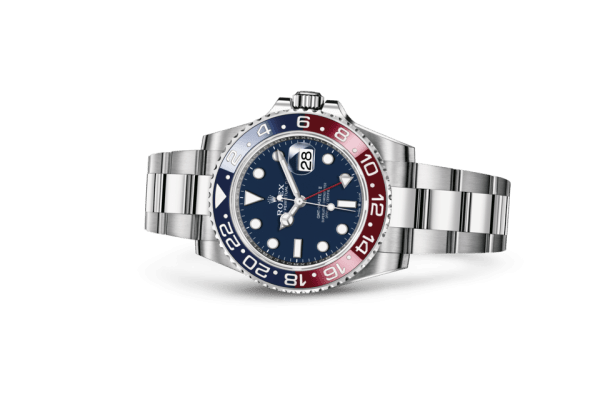 Replik Rolex GMT-Master II Oyster 40 mm Weißgold 126719BLRO – Bild 2