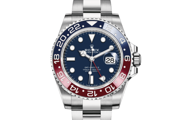 Replik Rolex GMT-Master II Oyster 40 mm Weißgold 126719BLRO