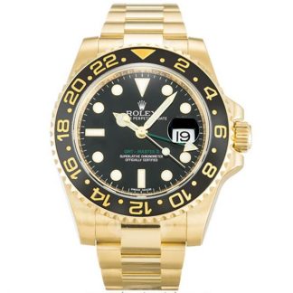 Replik Rolex GMT Master II Schwarz 116718