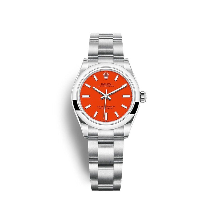 Replik Rolex Oyster Perpetual 31mm Korallenrot