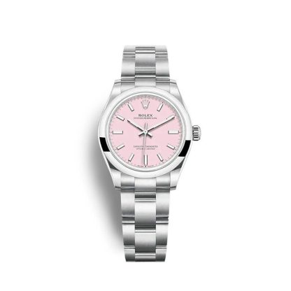 Replik Rolex Oyster Perpetual 34 mm Candy Pink