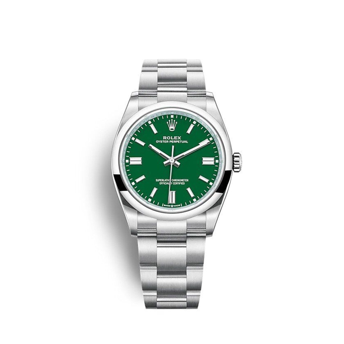 Replik Rolex Oyster Perpetual 36mm Grün