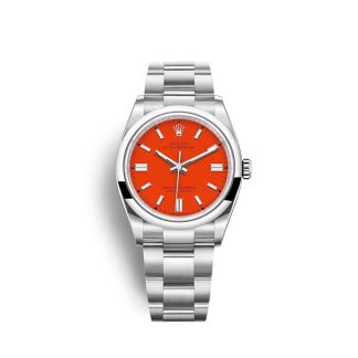 Replik Rolex Oyster Perpetual 36mm Korallenrot