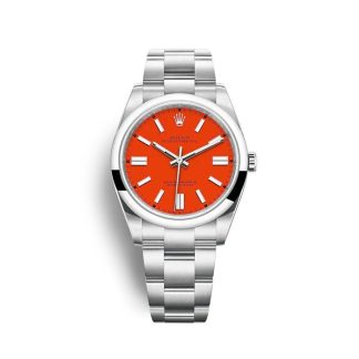 Replik Rolex Oyster Perpetual 41mm Korallenrot