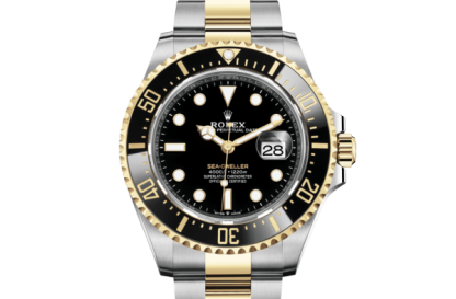 Replik Rolex Sea-Dweller Oyster 43 mm Oystersteel und Gelbgold 126603