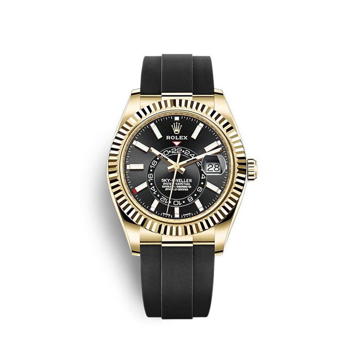 Replik Rolex Sky-Dweller 326238 Schwarz