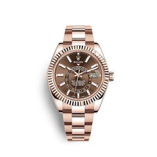 Replik Rolex Sky-Dweller 326935 Schokolade