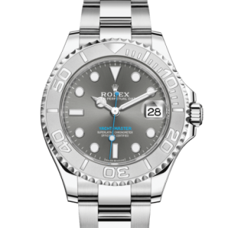 Replik Rolex Yacht-Master 37 Oyster 37 mm Oystersteel und Platin 268622