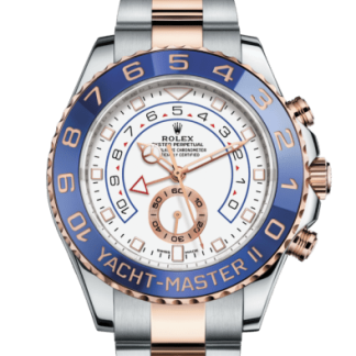 Replik Rolex Yacht-Master II Oyster 44 mm Oystersteel und Everose Gold 116681
