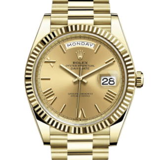 Replikat Rolex Day-Date 40 Oyster 40 mm Gelbgold 228238