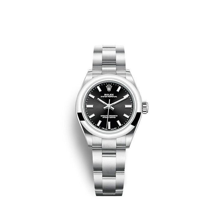 Rolex Rolex Oyster Perpetual 28mm Schwarz