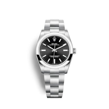 Rolex Rolex Oyster Perpetual 34mm Schwarz