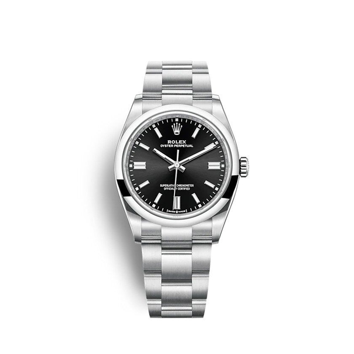 Rolex Rolex Oyster Perpetual 36mm Schwarz