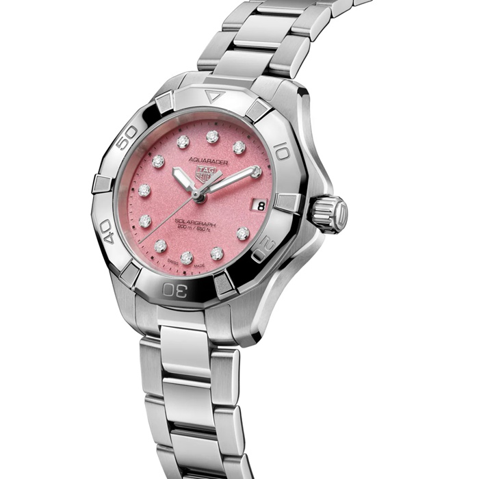 TAG Heuer Aquaracer Professional 200 Solargraph 34mm Damenuhr Rosa WBP1318.BA0005 – Bild 2