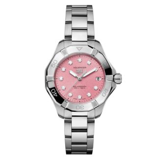TAG Heuer Aquaracer Professional 200 Solargraph 34mm Damenuhr Rosa WBP1318.BA0005