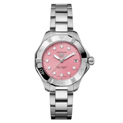 TAG Heuer Aquaracer Professional 200 Solargraph 34mm Damenuhr Rosa WBP1318.BA0005