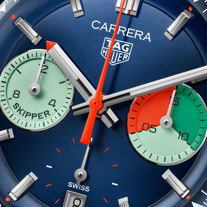 TAG Heuer Carrera Chronograph Skipper 39mm Herrenuhr Blau CBS2213.FN6002 – Bild 3