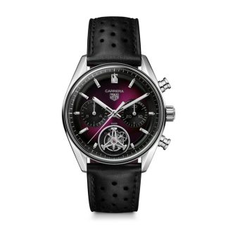 TAG Heuer Carrera Glassbox Tourbillon Limitierte Auflage 42mm Herrenuhr Lila CBS5017.FC6605