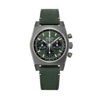 Zenith Chronomaster Automatic 37mm Herren Boutique Edition Uhr Grün 97.T384.400/57.C856
