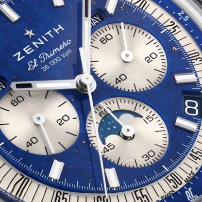 Zenith Chronomaster Original Lapislazuli 38mm Herrenuhr 03.3400.3610/51.C910 – Bild 4