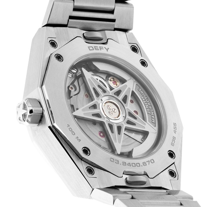 Zenith Defy Skyline 36mm Stahl Automatikuhr Rosa 03.9400.670/18.I001 – Bild 3