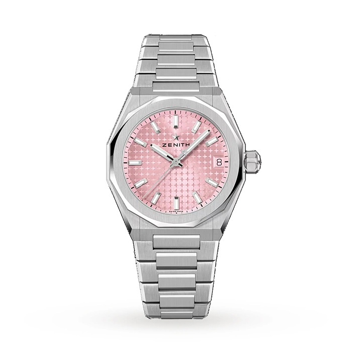 Zenith Defy Skyline 36mm Stahl Automatikuhr Rosa 03.9400.670/18.I001