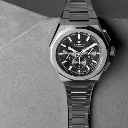 Zenith Defy Skyline Chronograph 42mm Herrenuhr Schwarz Wechselarmband 03.9500.3600/21.I001 – Bild 2