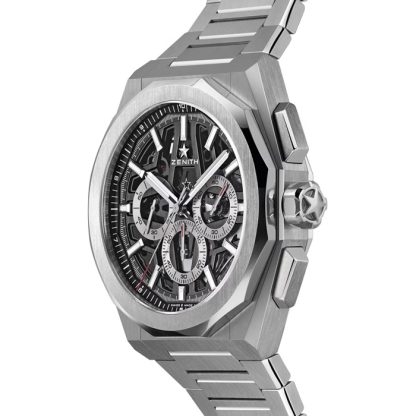 Zenith Defy Skyline Chronograph Skeleton 42mm Herrenuhr Schwarz Wechselarmband 03.9500.3600/78.I001 – Bild 3