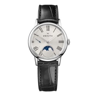 Zenith Elite Mondphase 33mm Stahl Damenuhr 03.2330.692/02.C714
